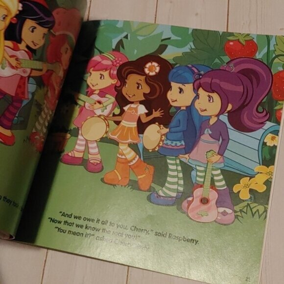 3/$13 Easy Reader Strawberry Shortcake Meet Cherry Jam! Children Book Pictures - Picture 3 of 5